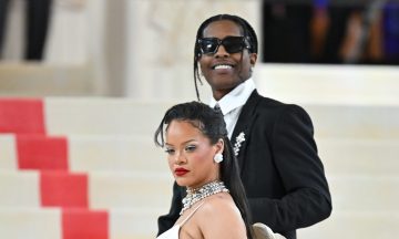 Rihanna Motherhood Loving ASAP Rocky Turn On Dad Father RZA forehead