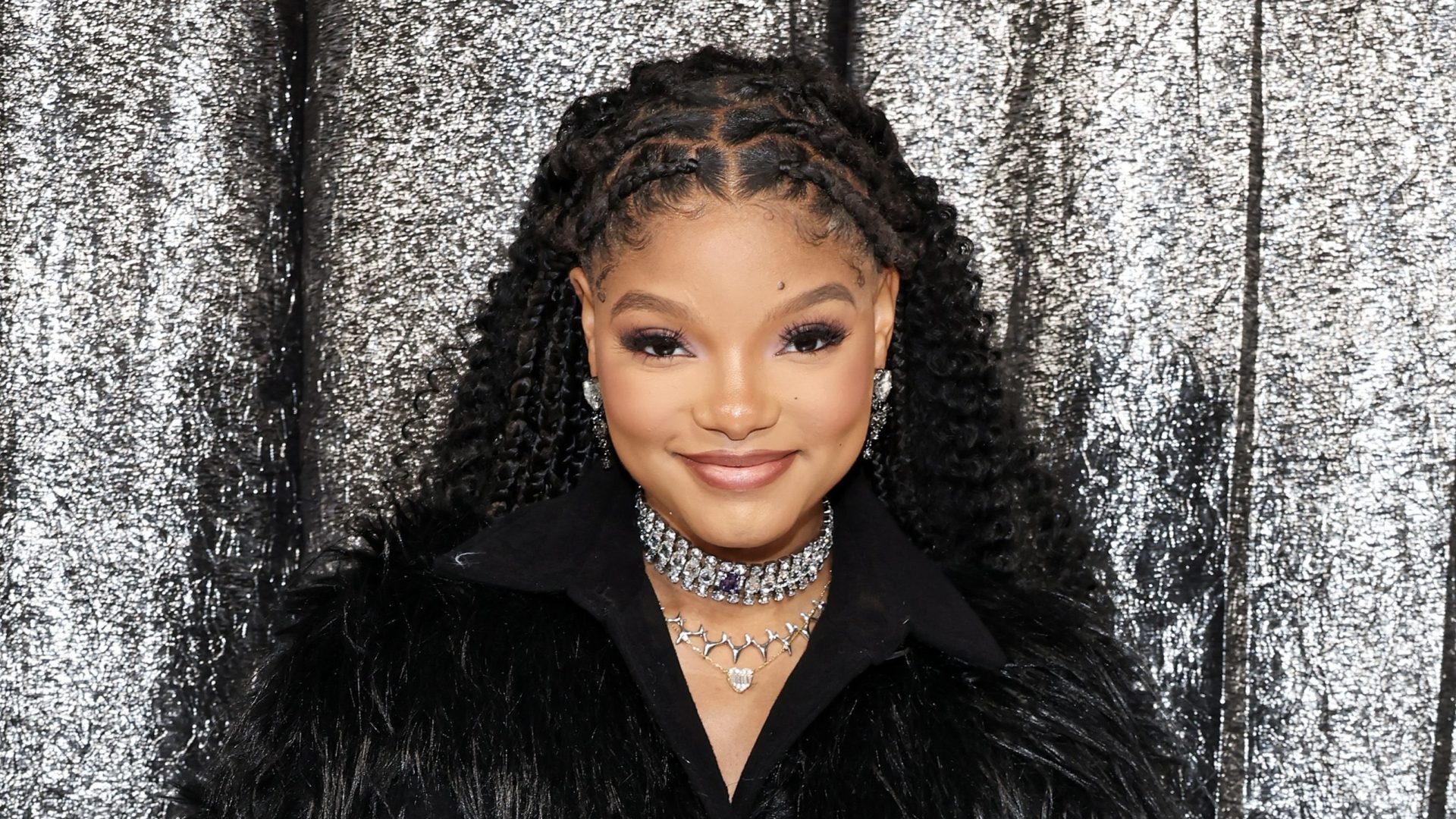 BEVERLY HILLS, CALIFORNIA - NOVEMBER 25: (Editorial Use Only) (Exclusive Coverage) Halle Bailey attends the World Premiere of "Renaissance: A Film By Beyoncé" at Samuel Goldwyn Theater on November 25, 2023 in Beverly Hills, California.