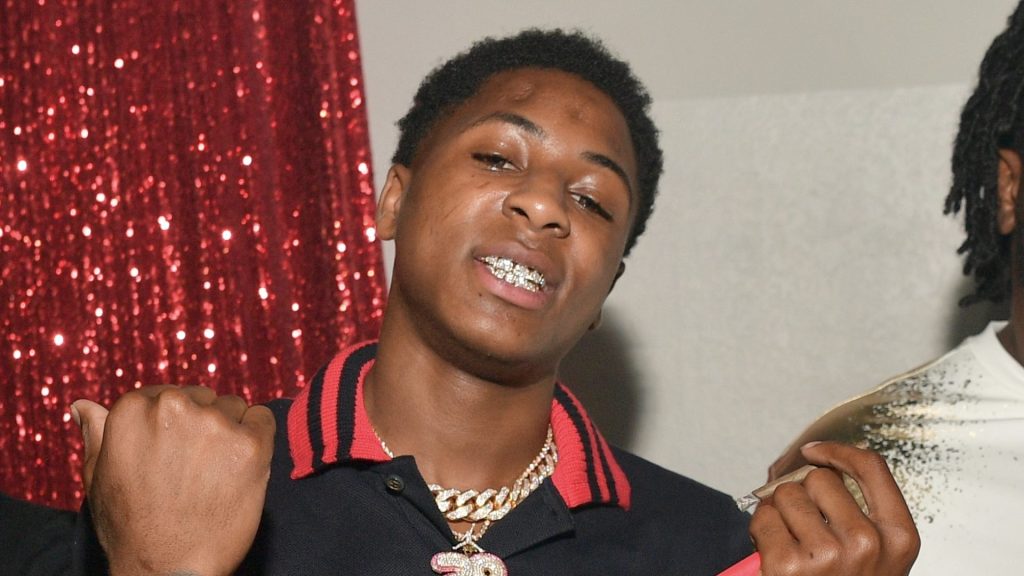 ATLANTA, GA - AUGUST 16: Rapper NBA Youngboy attends Young Thug's birthday party at Tago International on August 16, 2017 in Atlanta, Georgia.