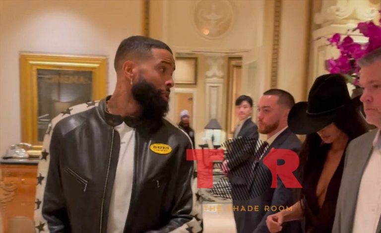 Kim Kardashian & Odell Beckham Jr. Spotted In Las Vegas Hotel