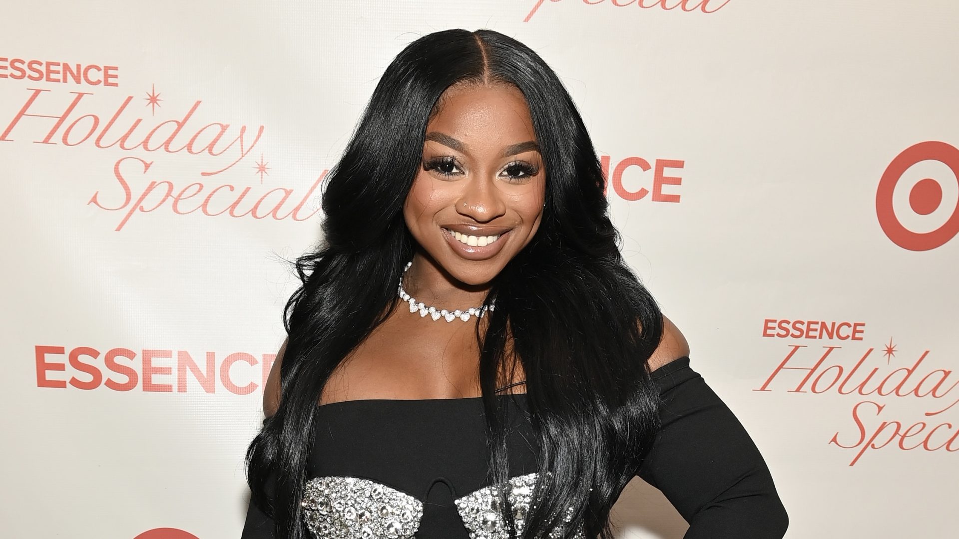 AUSTELL, GEORGIA - NOVEMBER 08: Reginae Carter seen backstage during the 2023 ESSENCE Holiday Special at Riverside EpiCenter on November 08, 2023 in Austell, Georgia.