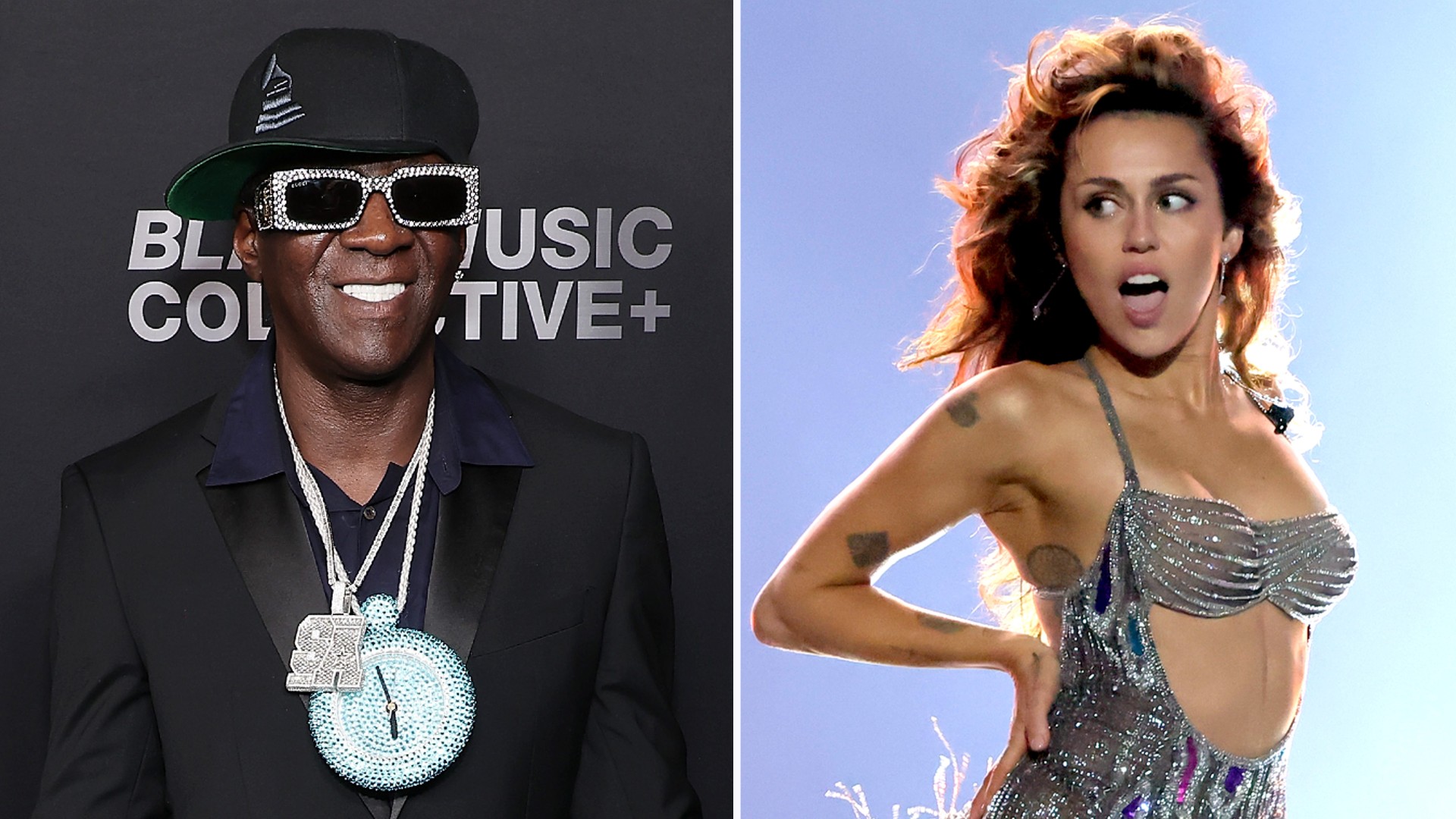 Try Again! Flavor Flav Claims Miley Cyrus Slapped Him When He Mistakenly Called Her By Another Singer’s Name thumbnail