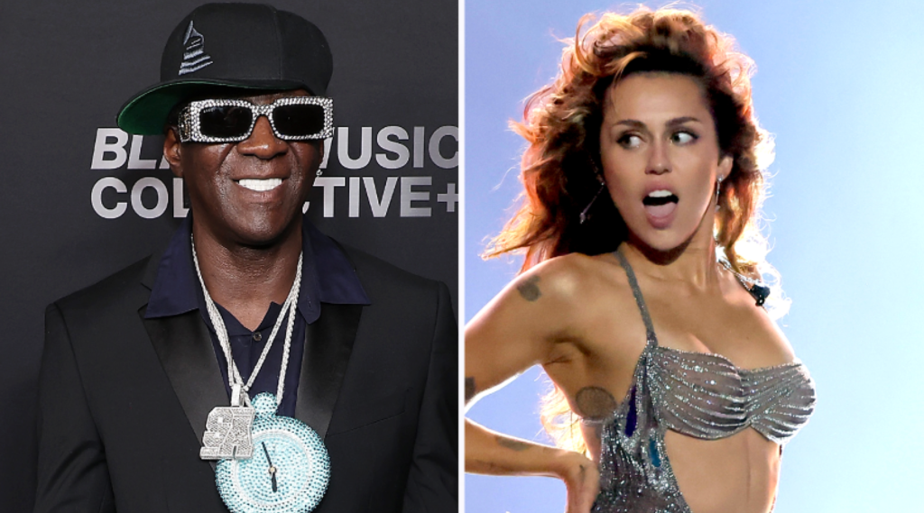 Try Again! Flavor Flav Claims Miley Cyrus Slapped Him When He Mistakenly Called Her By Another Singer's Name