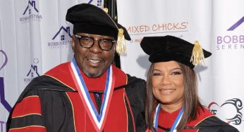Love To See It! Bobby Brown & His Wife Alicia Receive Honorary Doctorate Degrees (Video)