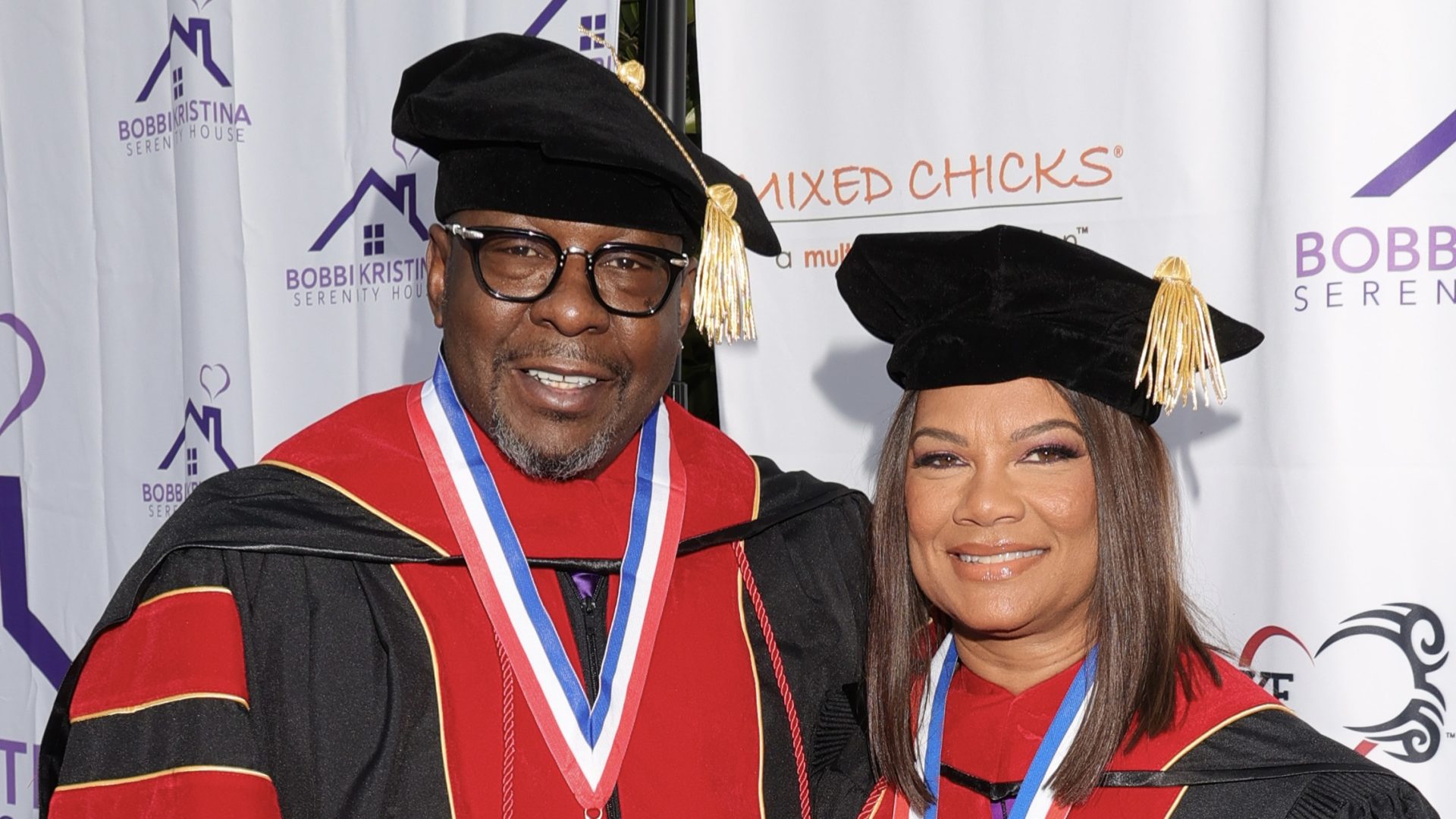 Love To See It! Bobby Brown & His Wife Alicia Receive Honorary Doctorate Degrees (Video) thumbnail