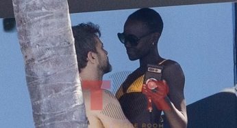 Smooch’d Up! Lupita Nyong’o & Joshua Jackson Exchange Kisses During Baecation In Mexico (EXCLUSIVE PHOTOS)