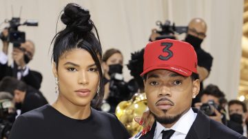 NEW YORK, NEW YORK - SEPTEMBER 13: Chance the Rapper and Kirsten Corley attend The 2021 Met Gala Celebrating In America: A Lexicon Of Fashion at Metropolitan Museum of Art on September 13, 2021 in New York City.