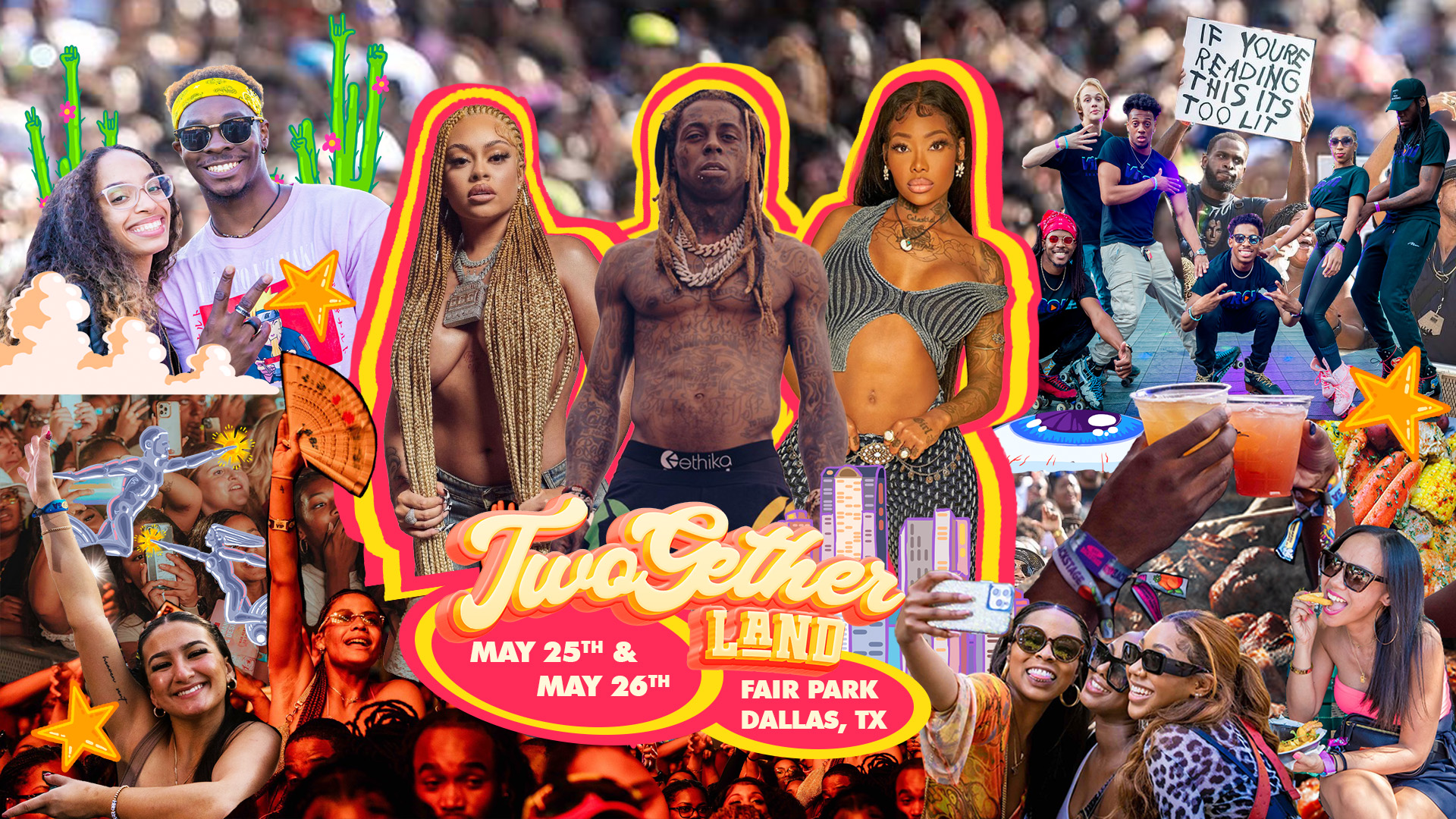 Roomies! Enter To Win Platinum Tickets To TwoGether Land Featuring Lil Wayne, Summer Walker, Latto, And More!