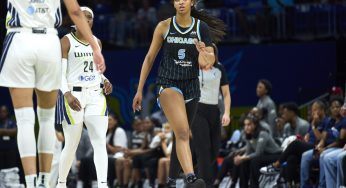 Keepin’ It Cute! Angel Reese Reacts To Alyssa Thomas Making Contact With Her Neck During Game (VIDEOS)