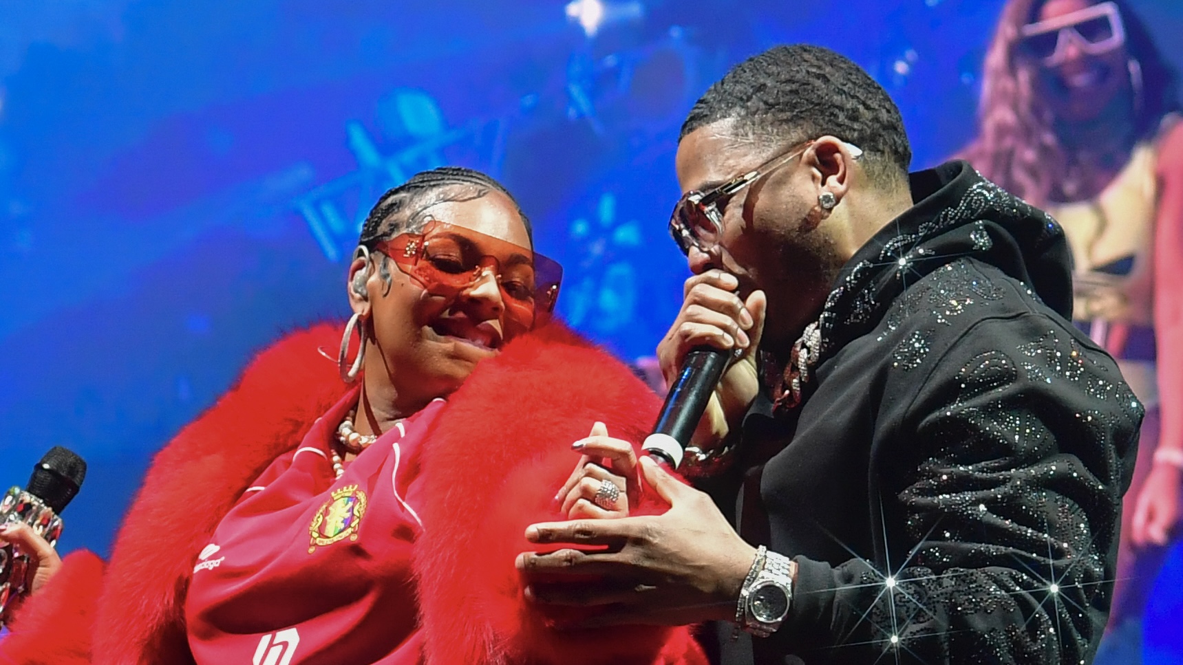 Awww! Watch Ashanti Playfully Tell Nelly She’s Pregnant (Video) thumbnail