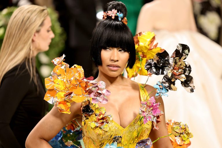 NEW YORK, NEW YORK - MAY 06: Nicki Minaj attends The 2024 Met Gala Celebrating "Sleeping Beauties: Reawakening Fashion" at The Metropolitan Museum of Art on May 06, 2024 in New York City.