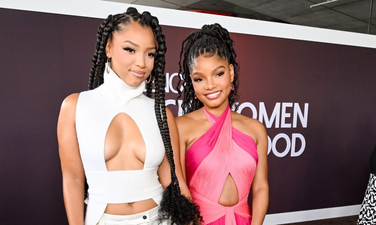Aww! Baby Halo Had Halle Bailey & Auntie Chloe Struggling To Hide His Face (VIDEO)  thumbnail