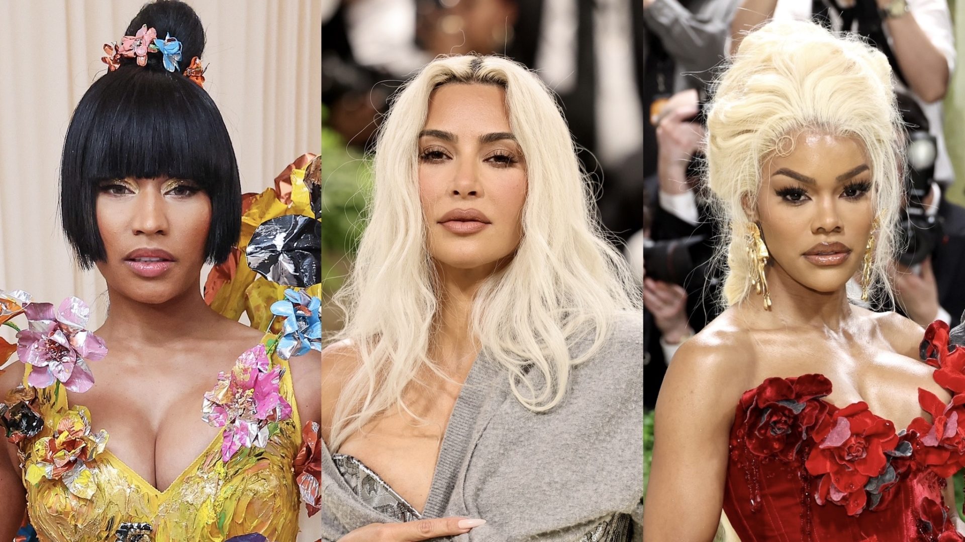 From Nicki Minaj To Kim Kardashian & Teyana Taylor — The Celebs Popped Out & ATE At The 2024 Met Gala (PHOTOS)