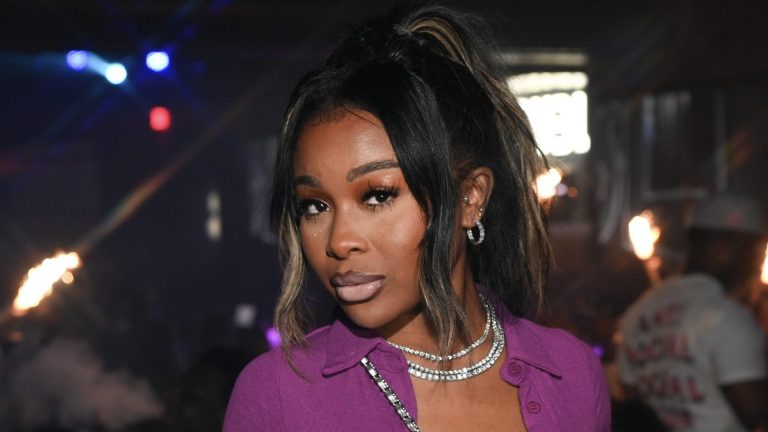 ATLANTA, GA - SEPTEMBER 04: (EDITOR NOTE: A lens filter was used in this image.) Jayda Cheaves attends Labor Day Takeover at Republic Lounge on September 4, 2022 in Atlanta, Georgia.