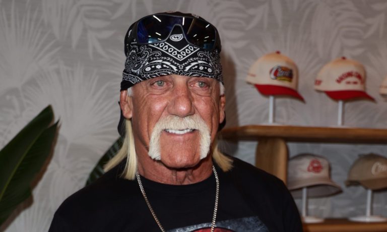 Hulk Hogan Performs Signature Shirt Rip During RNC Speech