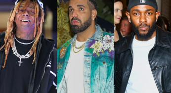 Oop! Lil Wayne Seemingly Weighs In On Drake & Kendrick Lamar’s Rap Beef While Performing In Las Vegas (WATCH)