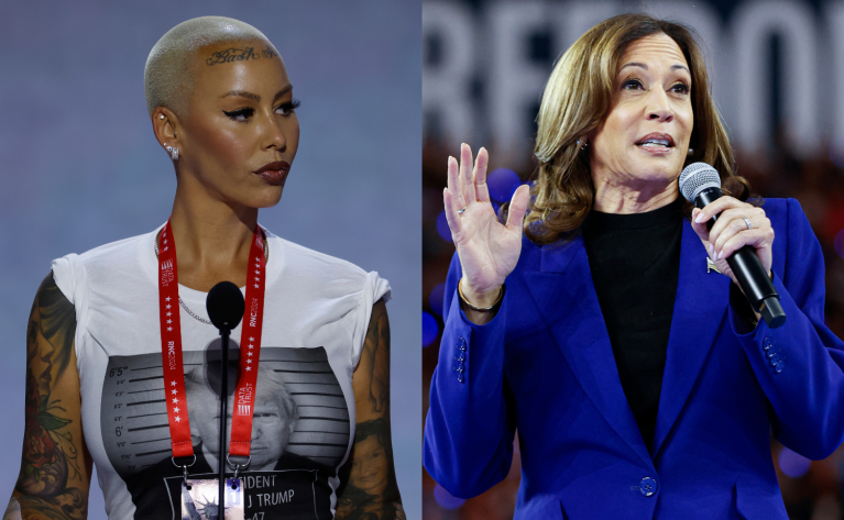 Amber Rose Reacts To Democratic National Convention & Proposes New Slogan For VP Kamala Harris