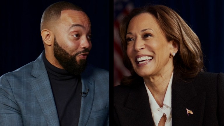 VP Kamala Harris Steps In With Justin Carter To Discuss How She'll Deliver For Black Men | TSR News