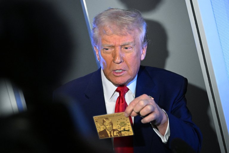 Any Buyers? Donald Trump Unveils His $5 Million "Gold Card" For The First Time (VIDEO)