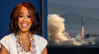 Clocked ‘Em! Gayle King Claps Back At Criticism Over Her All-Female Space Mission (VIDEO)