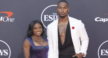 Okayy! Simone Biles & Her Hubby, Jonathan Owens, Ate The ESPYS Up As The Olympian Made History