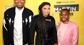 Tisha Campbell & Her Sons Xen & Ezekiel Have The Internet Crying Laughing Over Their ‘Bugatti’ Challenge Attempt (WATCH)