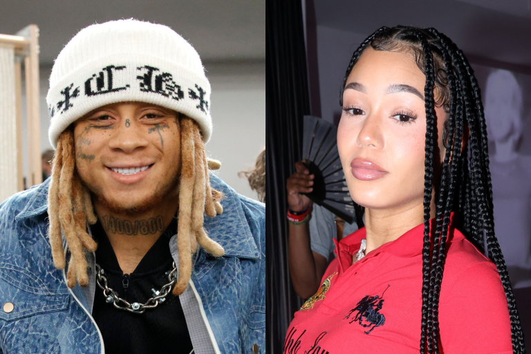 Trippie Redd Shares Sweet Moment With Baby Miyoco Amid Speculation Of Where He Stands With Coi Leray