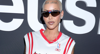 Amber Rose Switches Up Her Usual Hairstyle For Platinum Blonde Look (VIDEO)