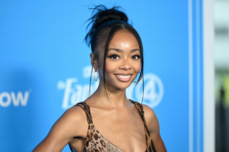 Skai Jackson's Son Kasai Steals Hearts With Adorable Mealtime Moment