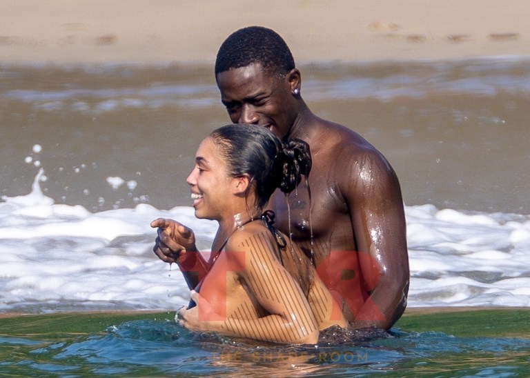 Bae Watch! Lori Harvey & Damson Idris Spotted On Wet & Wild Vacation In Mexico (EXCLUSIVE PHOTOS)