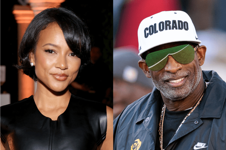 Karrueche Tran & Deion Sanders Spark Reactions With Cuddle Session At Browns Game