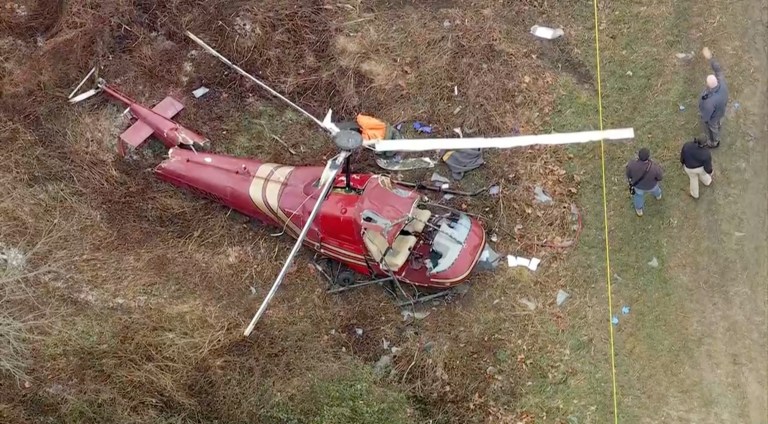 Prayers Up! Fiery Helicopter Collision In New Jersey Leaves 1 Dead, 1 Critically Injured (VIDEO)