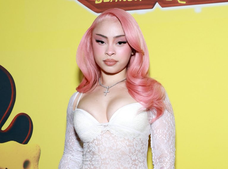 Too Risqué?! Social Media Pops OFF Over Ice Spice's Lace Outfit At 'SpongeBob' Movie Premiere (PHOTOS)
