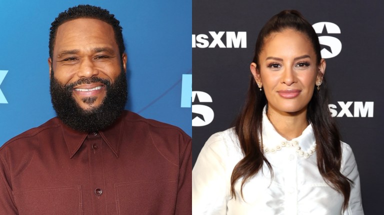 What Y'all Got Goin' On? Anthony Anderson & Rocsi Diaz Spotted Leaving Golden Globes After-Party As Reporters Ask If They're Dating (WATCH)