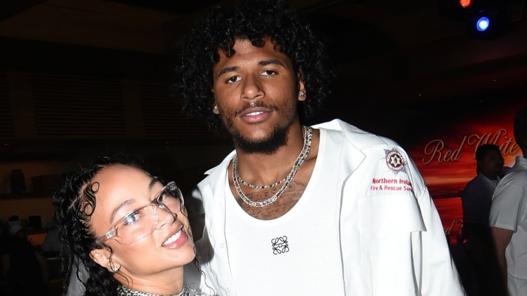 Family Affair! Draya Michele Steps Out Alongside Her Youngest Son & Daughter Lyght To Watch Jalen Green Drop Buckets (WATCH)