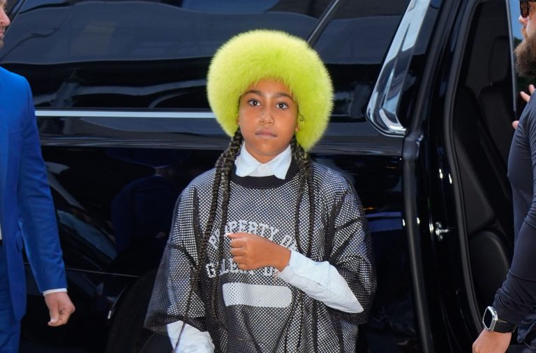 Social Media Shares Mixed Reactions As North West Shows Off Multiple Hand Piercings (PHOTO)