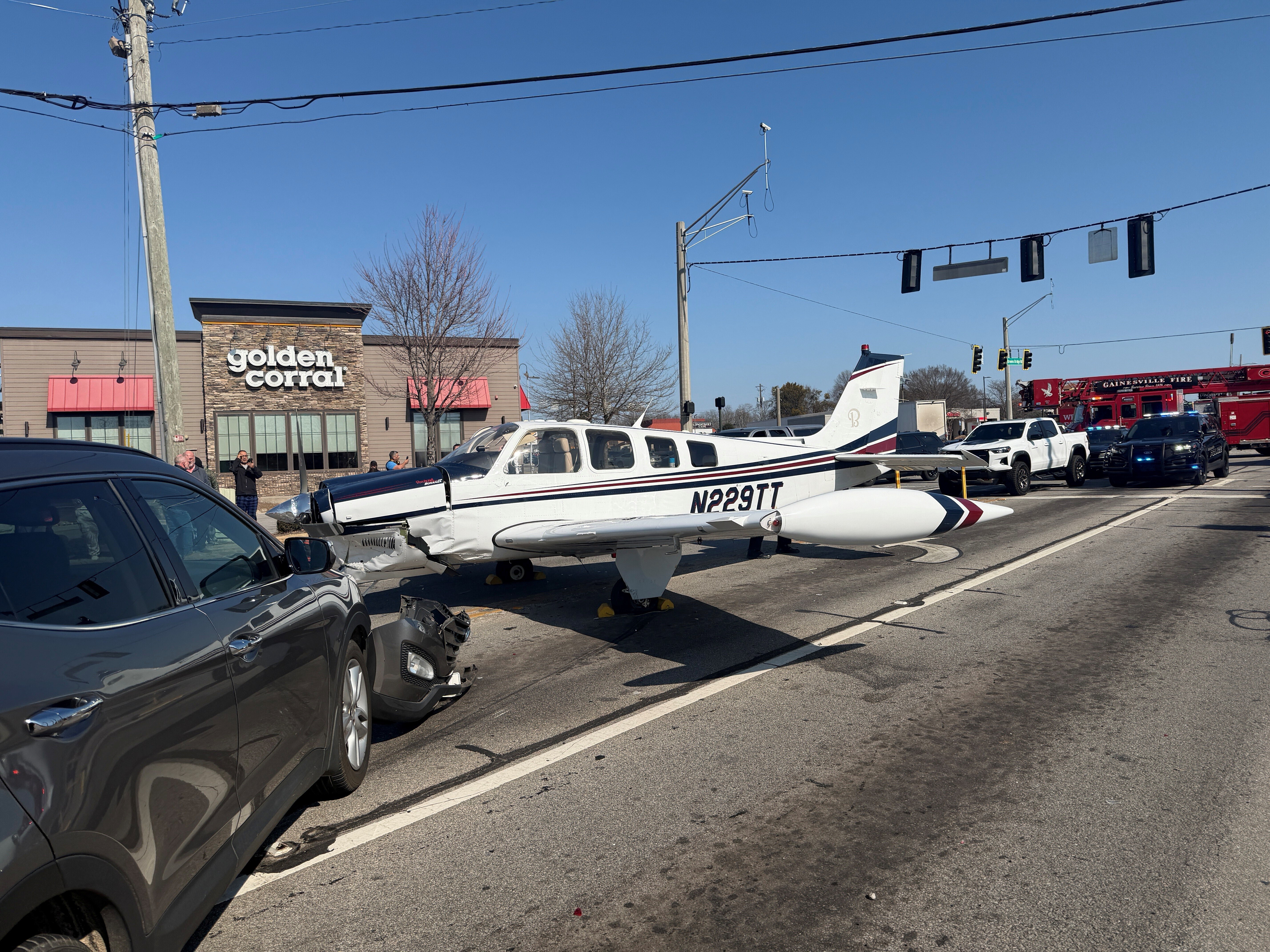 Plane Makes Emergency Landing On Busy Georgia Road