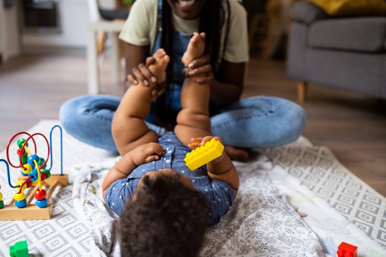 Chunky Energy! Aunt Lauren Wilson Flexes 25-Lb. 7-Month-Old Nephew Jaxson And Everyone’s Obsessed (VIDEO)