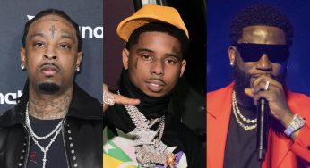 Whew! Fans React To Clip Of 21 Savage Bumping Pooh Shiesty’s Music Amid Allegations That He Robbed Gucci Mane (WATCH)