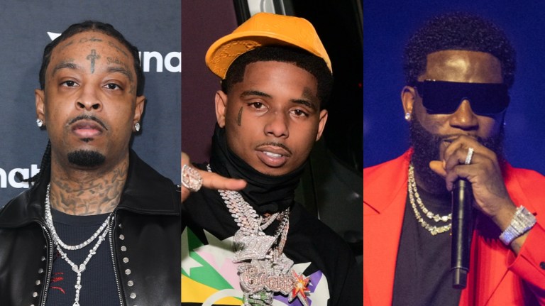 Whew! Fans React To Clip Of 21 Savage Bumping Pooh Shiesty's Music Amid Allegations That He Robbed Gucci Mane (WATCH)