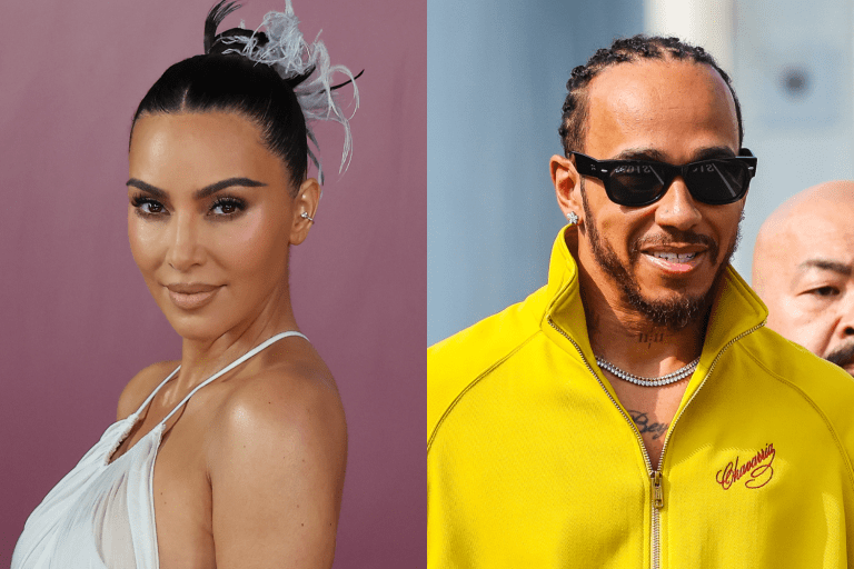 Kim Kardashian Fuels Lewis Hamilton Dating Rumors With Cozy Coachella Flick