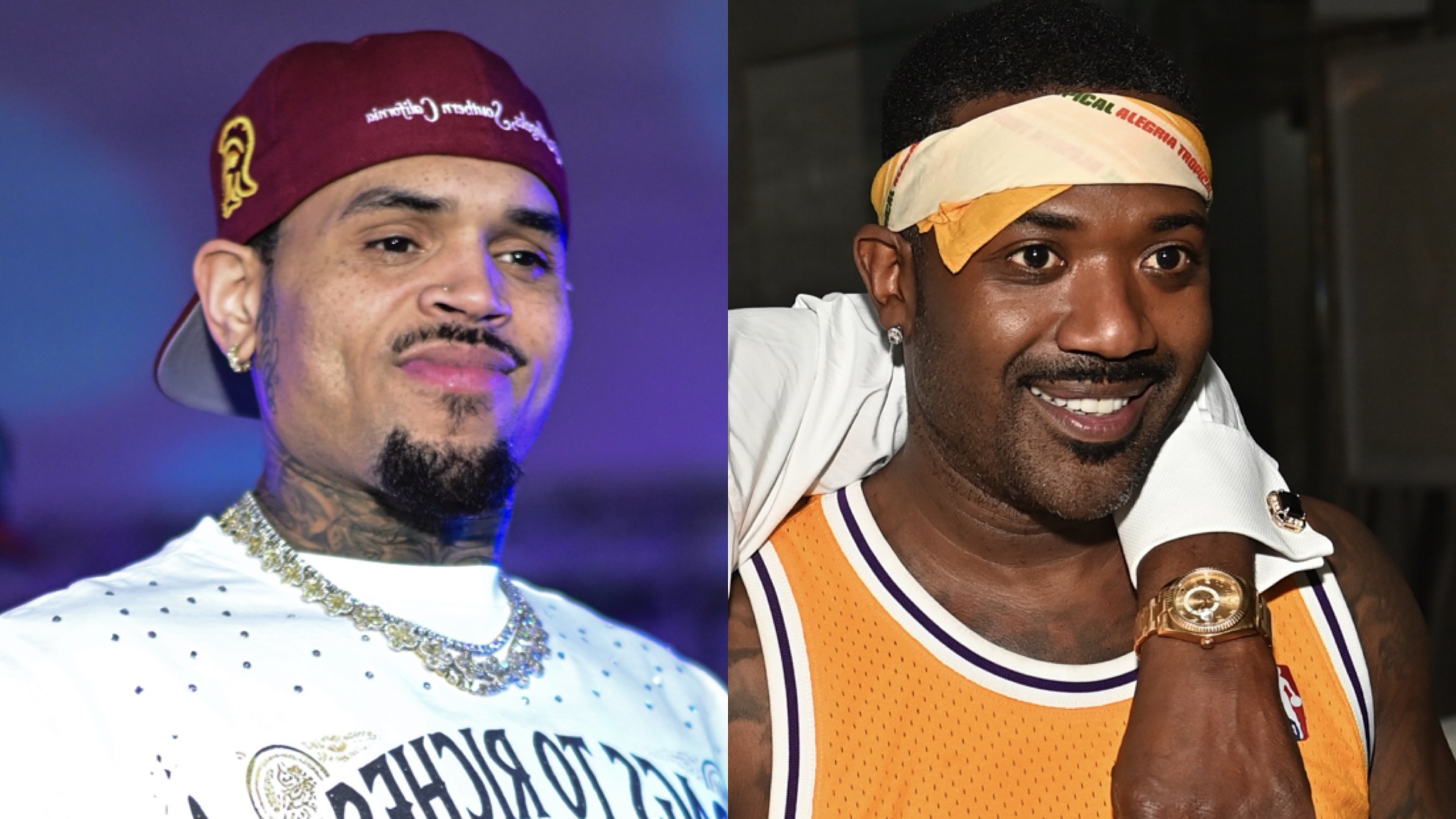 Internet Is Crackin’ UP At Chris Brown Telling Ray J Not To Get “Whooped” Moments Ahead Of Him Getting Knocked Out In Boxing Match (WATCH)