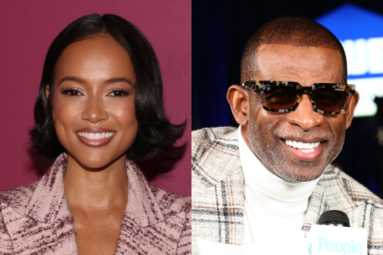 Karrueche Tran & Deion Sanders Set Timelines Off With Sweet Beachside Kisses