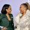 Hey Fam! Queen Latifah Stuns Fans After Poppin’ Out On AMAs Red Carpet With Her Partner Eboni Nichols & Young Son (VIDEOS)