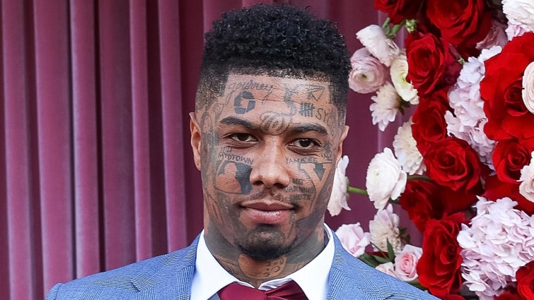 Hol’ On! Blueface Stepped Out Wearing A Suit & Social Media Users Can’t Stop Talkin’ About One Thing (PHOTOS) Hol' On! Blueface Stepped Out Wearing A Suit & Social Media Users Can't Stop Talkin' About One Thing (PHOTOS)