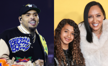 Congrats! Chris Brown & Nia Guzman Support Royalty Brown At Graduation As She Shouts Out Her Siblings (PHOTO + VIDEO)