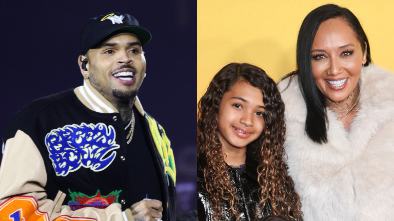 Congrats! Chris Brown & Nia Guzman Support Royalty Brown At Graduation As She Shouts Out Her Siblings (PHOTO + VIDEO)