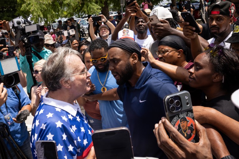 Jerome Parker Winston Karmelo Anthony Supporter Arrested For Unlawfully Carrying A Weapon Following Viral Trial Protest Incident.