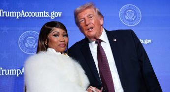 Stickin’ Beside Him! Nicki Minaj Turns Heads With Shoutout For President Donald Trump’s 80th Birthday (PHOTOS)