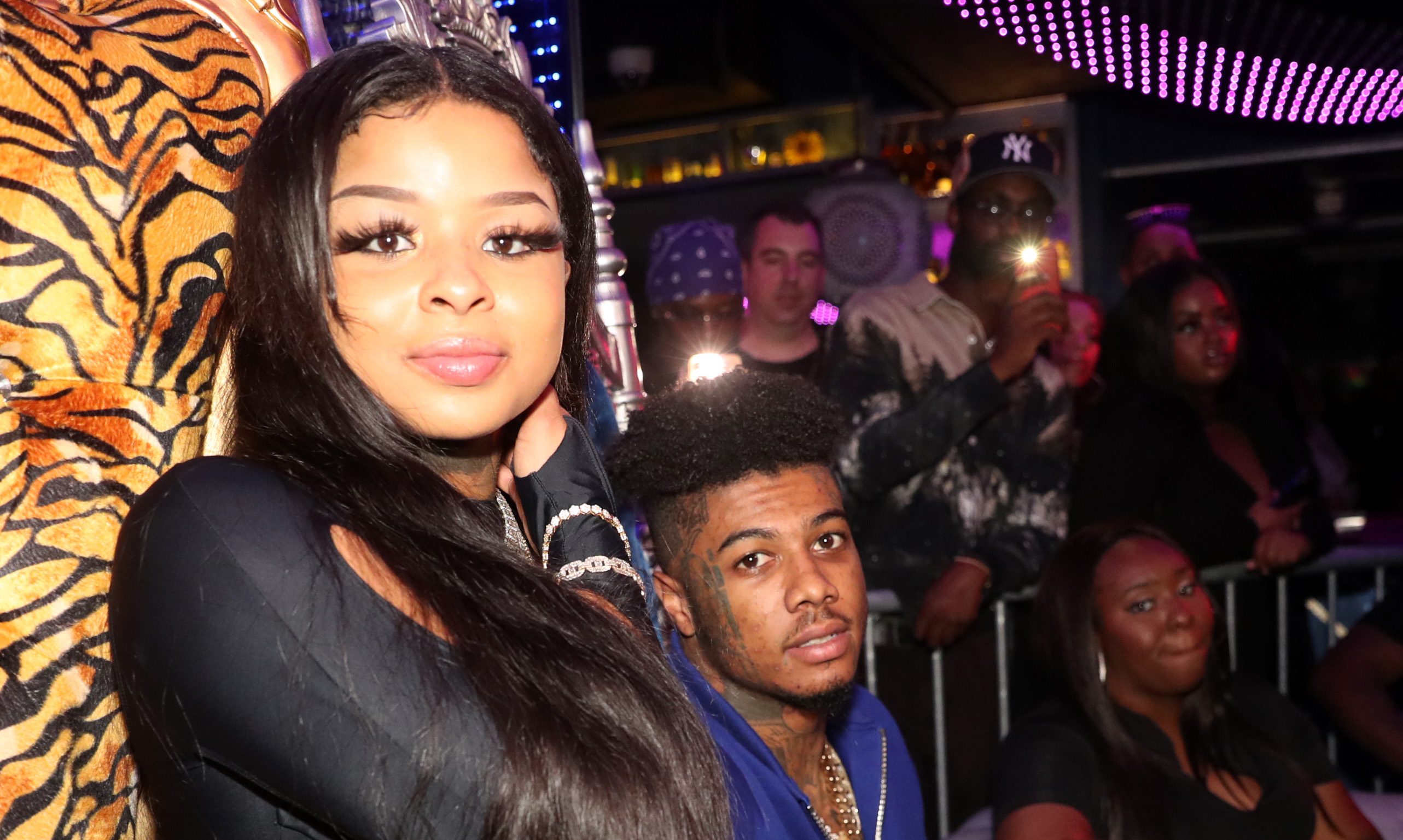 Oop! Chrisean Rock Confronts Blueface About Disowning Her Son While He Fires Off Flirty Comments (VIDEO)